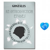 Chilly Gonzales Re-Introduction Etudes mit bunter herzförmiger Notenklammer