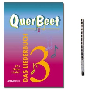 Das Liederbuch QuerBeet Band 3 mit Musik-Bleistift 