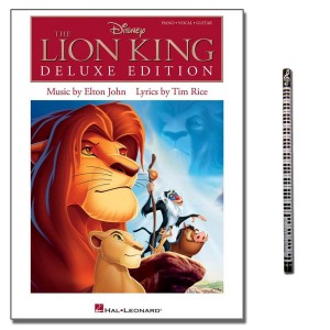 The Lion King - Deluxe Edition mit Musik-Bleistift Hal Leonard 9781458421173